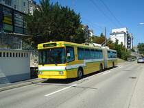 TN Neuch�tel - Nr. 120 - NAW/Hess Gelenktrolleybus am 11. Juli 2011 in Neuch�tel, Le Rocher