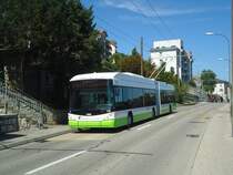 TN Neuch�tel - Nr. 135 - Hess/Hess Gelenktrolleybus am 11. Juli 2011 in Neuch�tel, Le Rocher