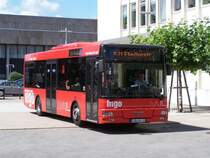 Sieben kleine NM 223 dienen auf dem Ingobus. Hier Wagen 33 am 11/07/11.