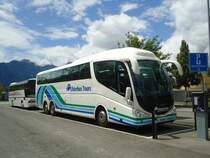 Aus England: Ulsterbus Tours - Nr. 126/R01 126 - Scania/Irizar am 22. Juli 2011 in Thun, Seestrasse