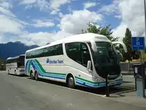 Aus England: Ulsterbus Tours - Nr. 126/R01 126 - Scania/Irizar am 22. Juli 2011 in Thun, Seestrasse