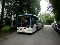 Ein Mayer Mercedes Benz Citaro in Heidelberg am Knigstuhl am 31.07.11 