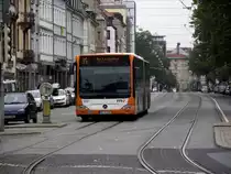 Ein Mercedes Benz Citaro G von RNV in Heidelberg am 31.07.11