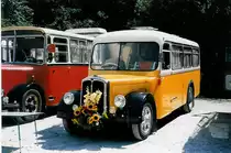 Aus dem Archiv: Pfeiffer, Htten - GL 9959 - Berna/Regazzoni (ex Monti, Cademario) am 15. August 1998 in Schwarzwasserbrcke, Wohnbus-Treffen