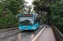 Stadtbus Lindau LI SV 208 als Linie 2 am 3. August 2011 in der Nhe vom Hbf.