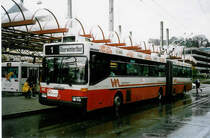 Aus dem Archiv: WV Winterthur - Nr. 146 - Mercedes O 405GTZ Gelenktrolleybus am 18. April 1998 beim Bahnhof Winterthur
