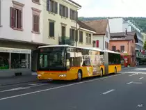 Postauto - Mercedes Citaro  BE 666082 unterwegs auf der Linie 86 in Biel am 2307.2011