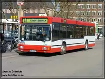Am Hauptbahnhof in Trier konnte ich diesen MAN NL 202am  22.03.2011 fotografieren. 