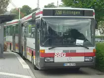 Mercedes O 407 G  S�dbadenbus  FR-JS 708, Villingen Bahnhof 07.07.2011