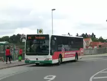 Mercedes-Benz O 530 II (Citaro Facelift) auf der Linie 412 nach Nossen an der Haltestelle Mei�en Altstadtbr�cke.(25.7.2011)