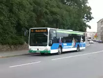 Mercedes-Benz O 530 II (Citaro Facelift) auf der Linie C nach Mei�en Buschbad an der Haltestelle Mei�en Bahnhofstra�e.(25.7.2011)