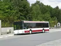 MAN Niederflurbus 2. Generation auf der Linie 207 am Bahnhof Pirna.(26.7.2011)