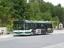 MAN Niederflurbus 2. Generation auf der Linie 226 am Bahnhof Pirna.(26.7.2011)