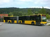 Mercedes-Benz O 530 II (Citaro Facelift) auf Linie 63 nach L�btau Tharandter Stra�e an der Haltestelle Pillnitz Leonardo-da-Vinci-Stra�e.(27.7.2011)
