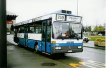 Aus dem Archiv: VBZ Z�rich - Nr. 665/ZH 540'665 - Mercedes O 405 am 18. April 1998 beim Flughafen Z�rich-Kloten