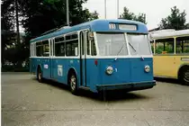 Aus dem Archiv: VBZ Z�rich - Nr. 1 - FBW/SWS Trolleybus am 26. Juni 1999 in Z�rich, Garage Hardau