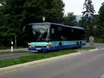 Ein Setra Bus des RVA als Walserbus am 12.08.11 am S�llereck 
