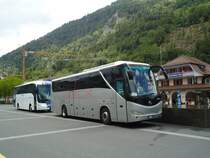 Aus Italien: CO.SE.A - DJ 671 NX - Kinglong am 8. August 2011 beim Bahnhof Interlaken Ost