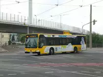 Mercedes-Benz O 530 II (Citaro Facelift) auf der Linie 90 nach Gomptiz Gompitzer H�he an der Haltestelle L�btau Tharandter Stra�e.(29.7.2011)