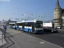 vbl Nr. 264+302 (NAW/Hess BT5-25 + Hess/Lanz&Marti) am 2.8.2011 beim Schwanenplatz.