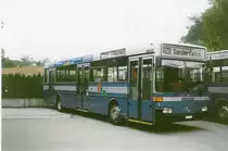 Aus dem Archiv: VZO Gr�ningen - Nr. 3/ZH 41'403 - Mercedes O 405 am 3. Oktober 1998 in R�ti, Garage