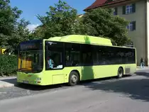 Lion's City CNG Nr 7  Tomi  am Bahnhof am 01/08/11.