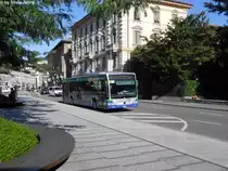 tpl Nr. 307 (Mercedes CitaroII O530) am 9.8.2011 in Lugano, Palazzo Congressi.