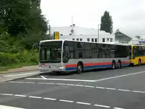 Mercedes-Benz O 530 II (Citaro Facelift) auf der Linie A nach Freital an der Haltestelle L�btau Fritz-Schulze-Stra�e.(1.8.2011)