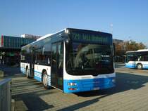 Wilmobil, Wil - Nr. 229/SG 325'991 - MAN (ex BSW Sargans Nr. 330) am 17. August 2011 beim Bahnhof Wil