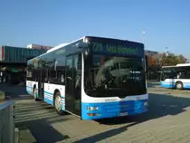 Wilmobil, Wil - Nr. 229/SG 325'991 - MAN (ex BSW Sargans Nr. 330) am 17. August 2011 beim Bahnhof Wil