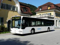 Schneider Linth - Mercedes Citaro  Nr.2  SG 11749 beim Bahnhof Wattwil am 27.08.2011
