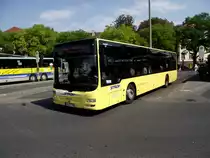 Ein MAN Lions City von Stroh Bus in Hanau am 24.08.11