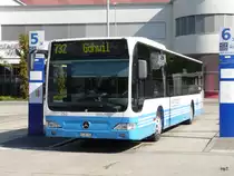 WilMobil - Mercedes Citaro  Nr.253  SG 187255  auf dem Bahnhofplatz in Wil am 26.08.2011