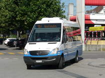 WilMobil - Mercedes Sprinter  Nr.207  SG 157346 auf dem Bahnhofplatz in Wil am 26.08.2011