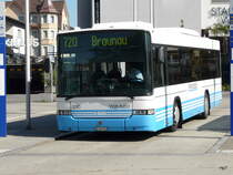 WilMobil - Volvo-Hess  Nr23  SG 349357 auf dem Bahnhofplatz in Wil am 26.08.2011