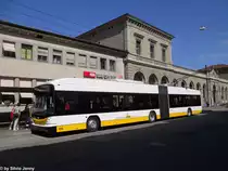 VBSH Nr. 106 (Hess Swisstrolley 3 BGT-N2C) am 31.8.2011 beim Bhf. Schaffhausen