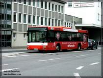 In Trier macht dieser MAN eine Pause. Er wurde in Trier am 06.09.2011 Fotografiert