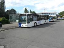 Hier ist ein Citaro Bus der Firma Saar Bus zu sehen. Der Bus hat eine neue Werbung erhalten. Aufgenommen habe ich das Foto auf dem Bus Bahnhof in Saarbrcken-Brebach. Das Foto habe ich im August 2011 gemacht.