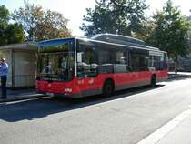 Man Lion's City (NL273 T3) #8618 auf der Linie 57A, 29.08.2011, Burgring Wien