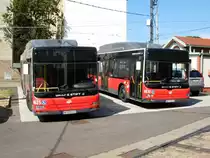 Man Lion's City (Nl273 T3), #8625 und 8610, 29.08.2011. Rudolfsheim Schwendergasse Wien.