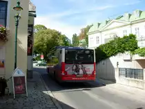 Man Lion's City (NL273 T3) #8670 auf der Linie 38A, 29.08.2011, Grinzing Cobenzgasse Wien.