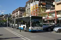 Mercedes-Benz O530G  Citaro  Nr. 128 am 9. September 2011 im Zentrum von Horw