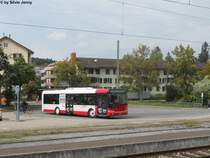 Stadtbus Winterthur Nr. 290 (Solaris Urbino 12) am 8.9.2011 beim Bahnhof Oberwinterthur