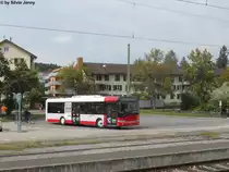 Stadtbus Winterthur Nr. 290 (Solaris Urbino 12) am 8.9.2011 beim Bahnhof Oberwinterthur