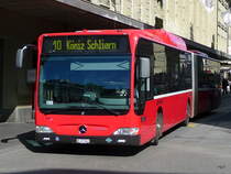 Bern mobil - Mercedes Citaro  Nr.841  BE  671841 unterwegs auf der Linie 10 in der Stadt Bern am 09.09.2011