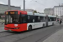BREMEN, 08.09.2011, Wagen 4723 als Linie 25 nach Osterholz, Weserpark an der Haltestelle Hauptbahnhof