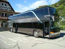 Setra 431 DT Hesscar (EDITION-Ausf�hrung mit verschobenen Sitzen im Oberdeck), Twann (Bielersee) 14.09.2011