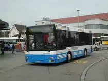 WilMobil, Wil - Nr. 222/SG 245'702 - MAN/Gppel (ex Wick, Wil Nr. 2) am 14. September 2011 beim Bahnhof Wil
