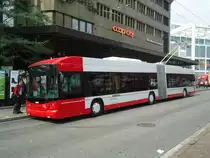 SW Winterthur - Nr. 116 - Hess/Hess Gelenktrolleybus am 14. September 2011 in Winterthur, Hauptbahnhof