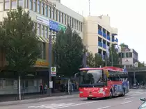 7907 der SSB als Stuttgart-Tour am 17.09.2011 in Stuttgart - Bad Cannstatt am Wilhelmsplatz. (Stuttgart-Tour - Werbung.)